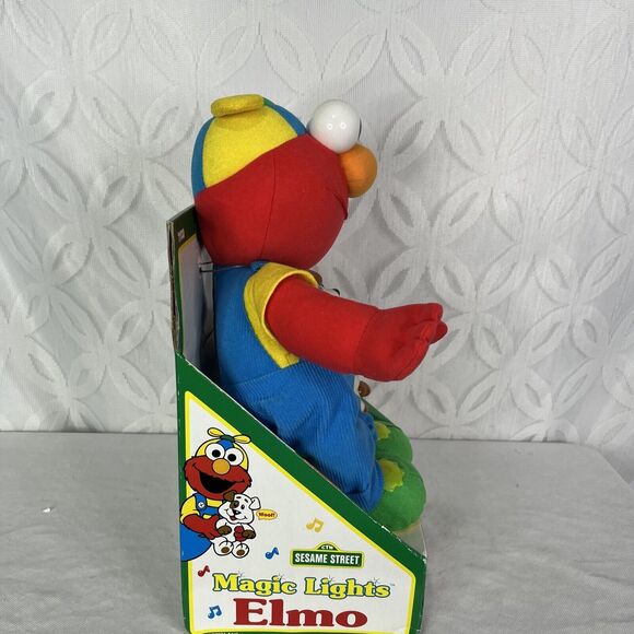 Tyco Magic Lights Elmo Musical Plush Sesame Street Lights 1997 Tested Works - Picture 7 of 12